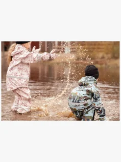 Regntøj|Lindberg Lekhyttan Foret Regnsæt, Light Blue/Brown