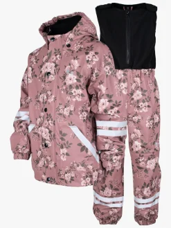 Regntøj|Lindberg Lekhyttan Foret Regnsæt, Rose/Brown