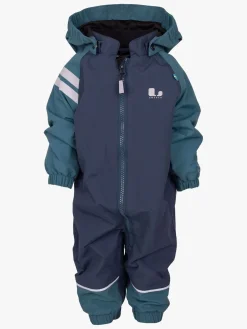 Børn Lindberg Overtøj-Lingbo Skalflyverdragt, Turquoise/Navy