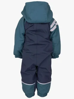 Børn Lindberg Overtøj-Lingbo Skalflyverdragt, Turquoise/Navy