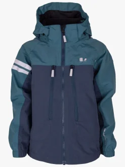 Børn Lindberg Overtøj-Lingbo Skaljakke, Turquoise/Navy
