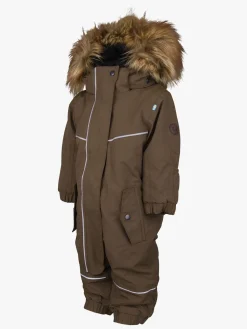 Overtøj|Lindberg Lofoten Babyflyverdragt, Brun