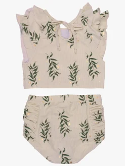 Uv & Strand|Lindberg Lola Bikini, Offwhite Hvid/Grøn