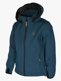 Overtøj|Lindberg Melbourne Softshelljakke, Petroleum Blå