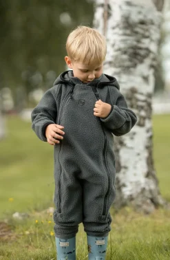 Børn Lindberg Fleecetøj-Ramund Fleecedragt, Green