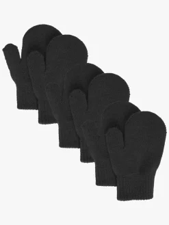 Børn Lindberg Tilbehør-Åsbro Vanter 3-pak, Black