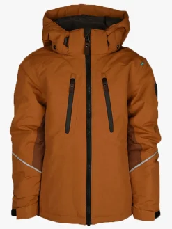 Børn Lindberg Vintertøj-Snowpeak Vinterjakke, Sudan Brown