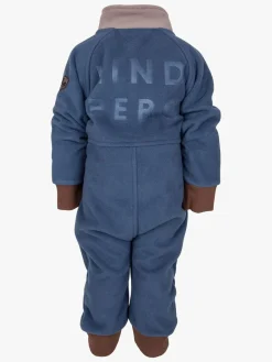Fleecetøj|Lindberg Stormy Vindtæt Fleecedragt, Grå/Mørkeblå Blå/Grå