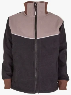 Fleecetøj|Lindberg Stormy  Vindtæt Vindtæt Fleecetrøje, /Grå Sort