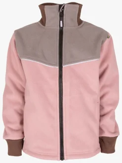 Fleecetøj|Lindberg Stormy  Vindtæt Vindtæt Fleecetrøje, Grå/Blush Lyserød