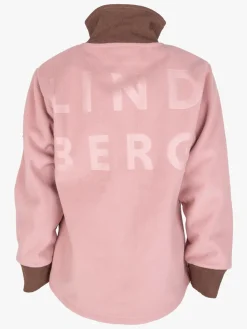 Fleecetøj|Lindberg Stormy  Vindtæt Vindtæt Fleecetrøje, Grå/Blush Lyserød