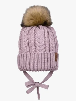 Tilbehør|Vintertøj|Lindberg Sunne Hue Uldblanding, Dusty Mauve Lyserød