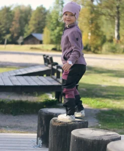 Fleecetøj|Lindberg Sävar Fleecetrøje, Dusty Mauve Lyserød