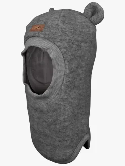 Børn Lindberg Tilbehør-Toronto Elefanthue Uldblanding, Antracitgrå