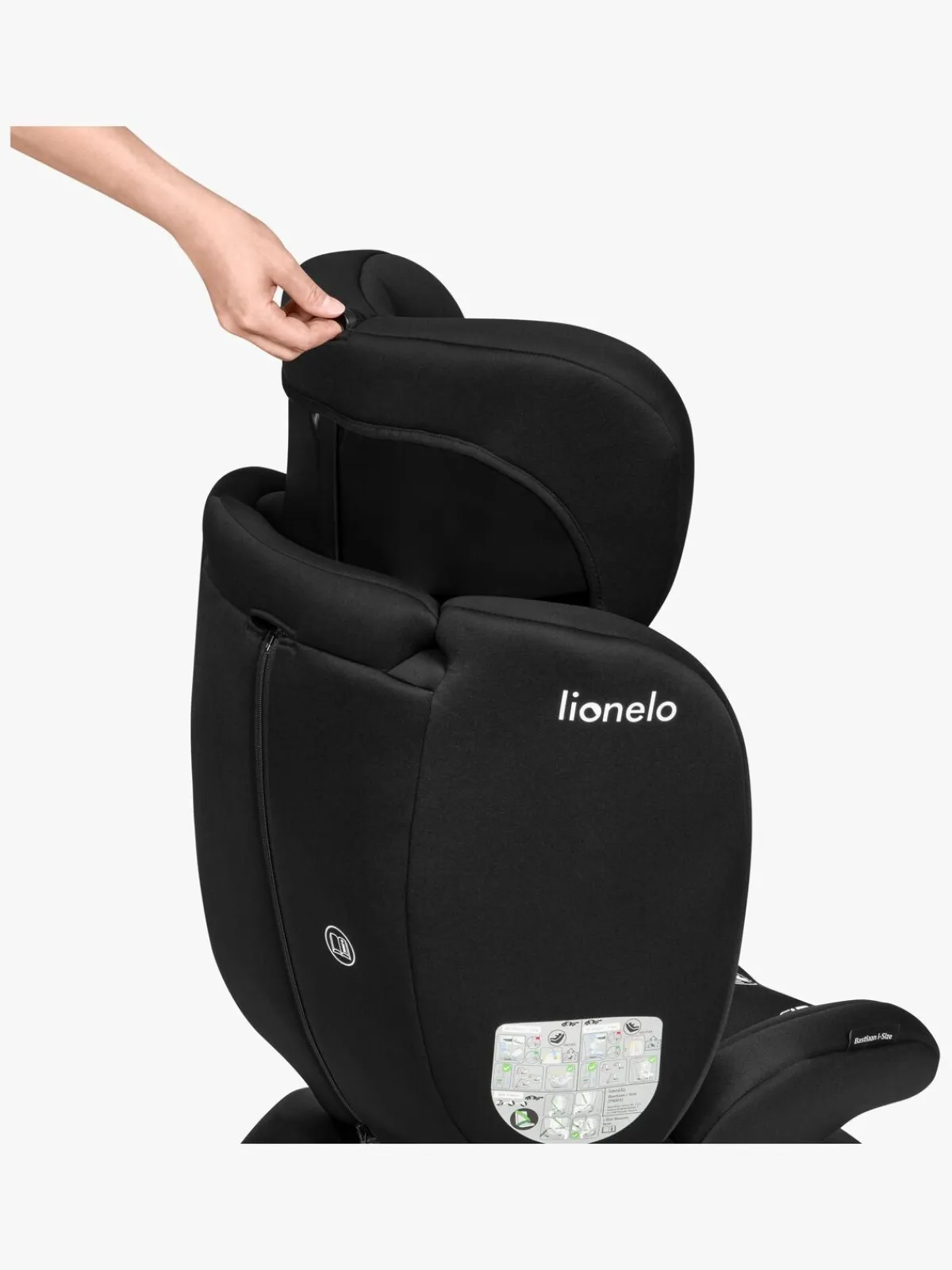 Autostole 9-36 Kg|Lionelo BASTIAAN i-Size Autostol, Black Carbon