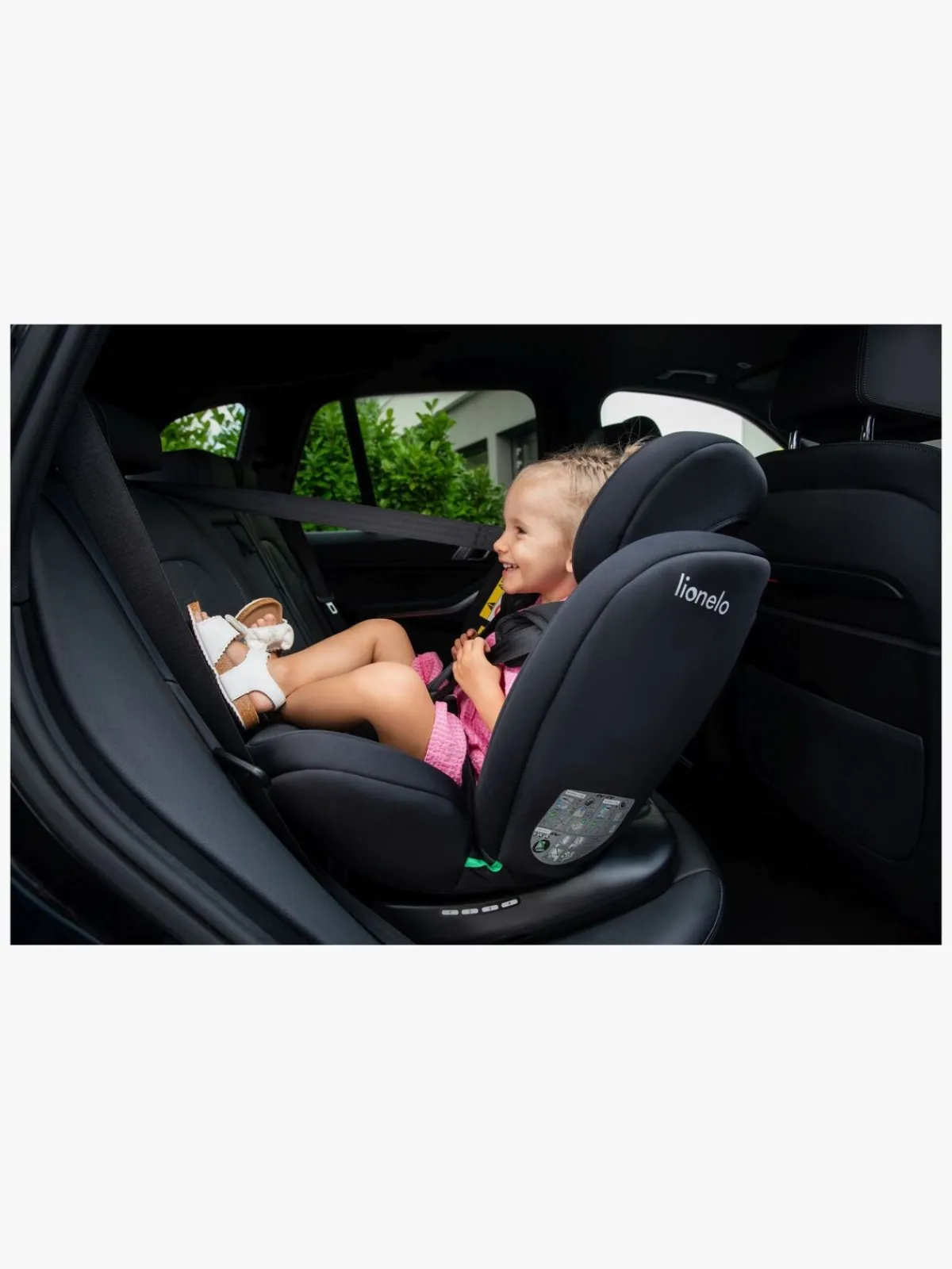 Autostole 9-36 Kg|Lionelo BASTIAAN i-Size Autostol, Black Carbon