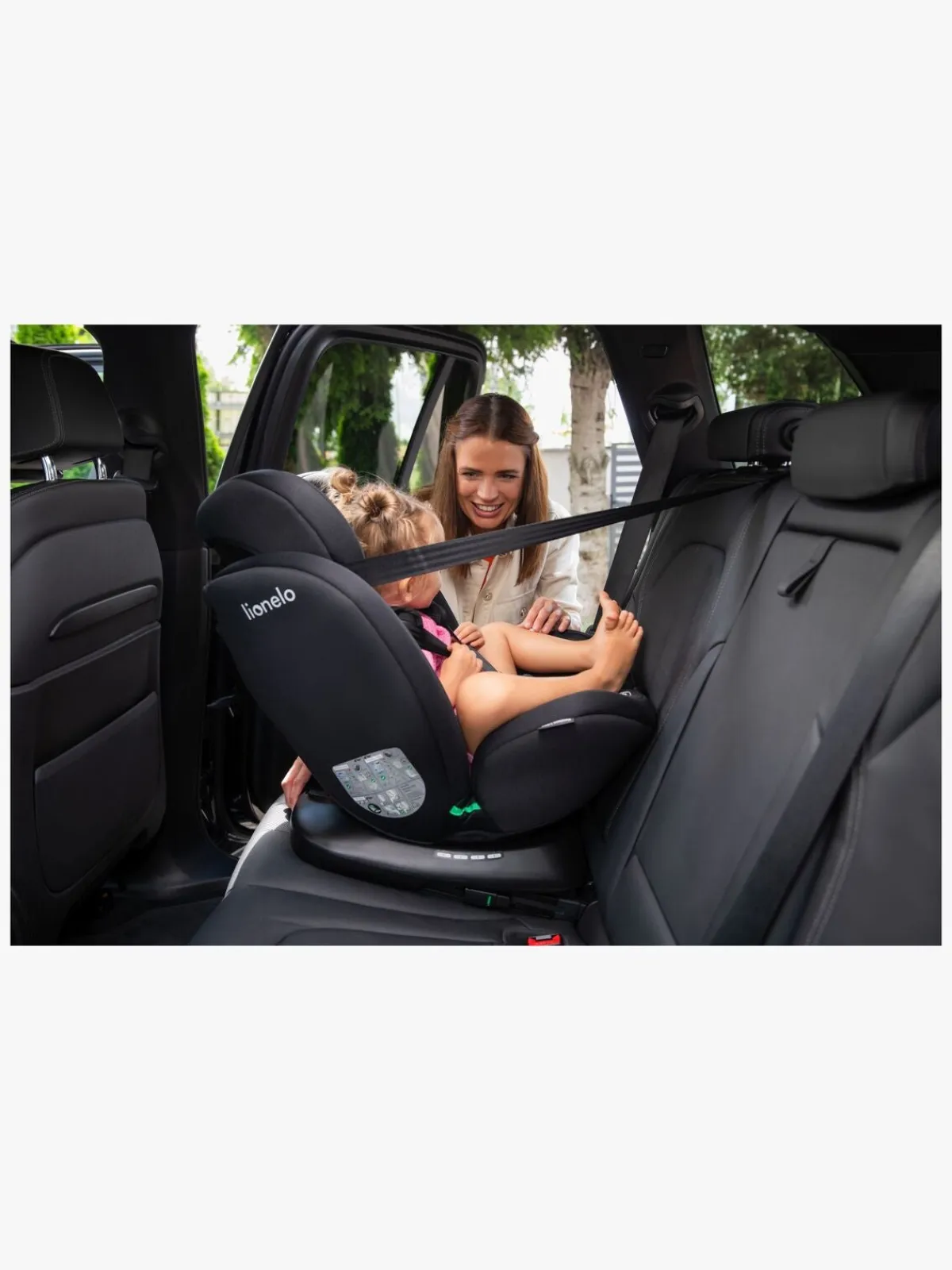 Autostole 9-36 Kg|Lionelo BASTIAAN i-Size Autostol, Black Carbon