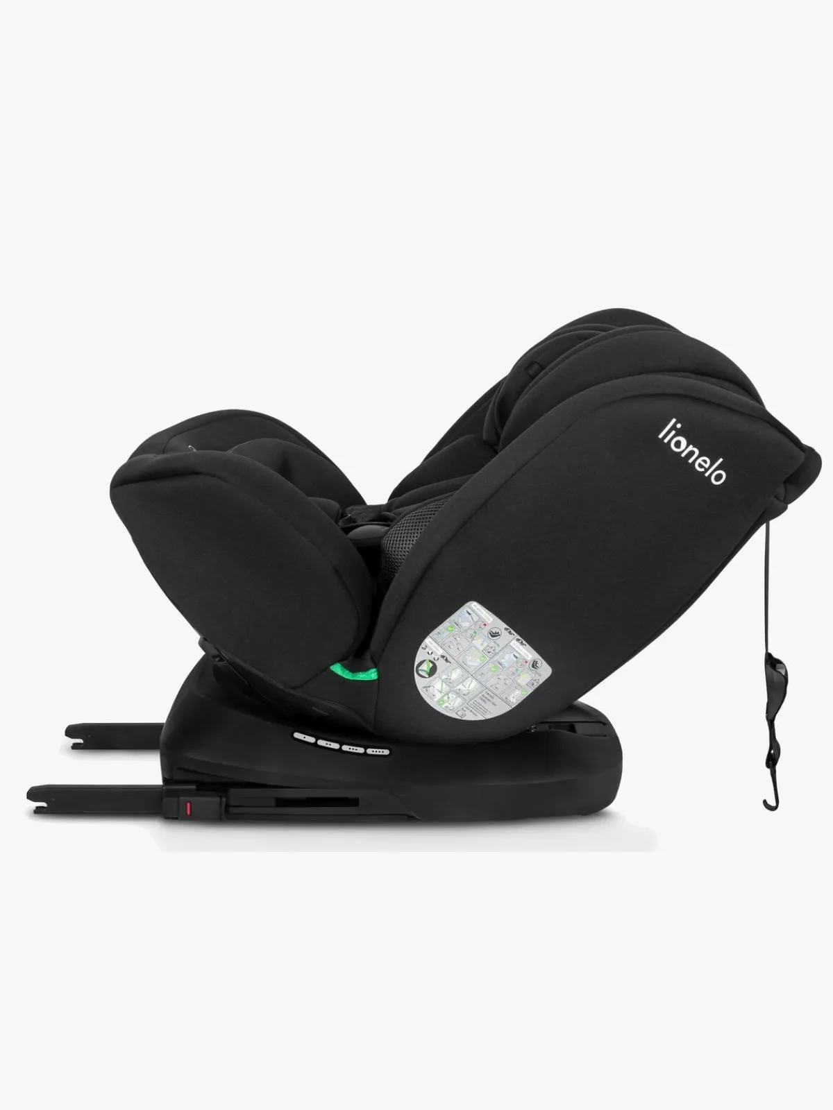 Autostole 9-36 Kg|Lionelo BASTIAAN i-Size Autostol, Black Carbon