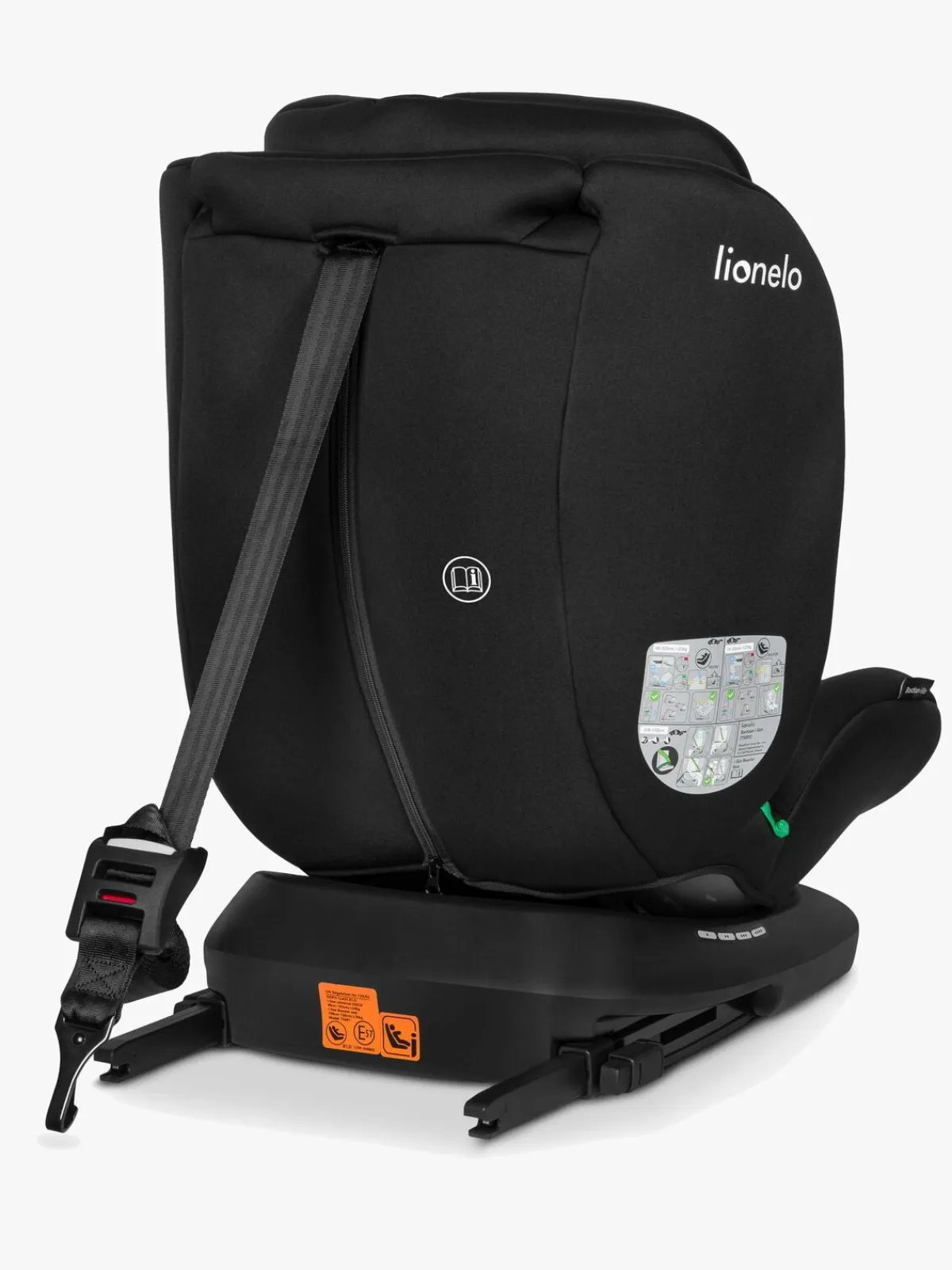 Autostole 9-36 Kg|Lionelo BASTIAAN i-Size Autostol, Black Carbon