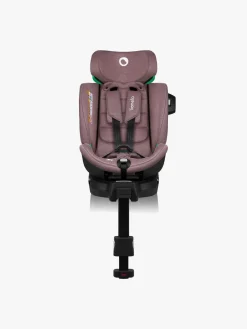 Autostole 9-36 Kg|Lionelo Harmony i-Size Autostol, Pink Mauve Bamboo Lyserød