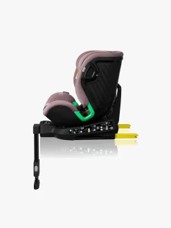 Autostole 9-36 Kg|Lionelo Harmony i-Size Autostol, Pink Mauve Bamboo Lyserød