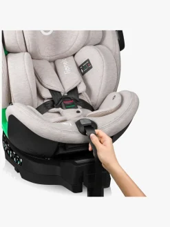 Autostole 9-36 Kg|Lionelo Harmony i-Size Autostol, Sand Bamboo Beige