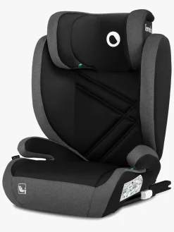Autostole 15-36 Kg|Lionelo HUGO i-Size Autostol, Black Grey Grå/Sort