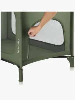 Børn Lionelo Børnesenge & Tilbehør-JASMIN EASY FOLD Weekendseng, Green Olive