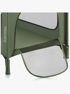 Børn Lionelo Børnesenge & Tilbehør-JASMIN EASY FOLD Weekendseng, Green Olive