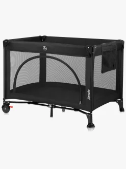 Børnesenge & Tilbehør|Lionelo LAURA Weekendseng, Black Carbon Sort