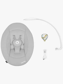 Skråstole & Babygynger|Lionelo Skråstol IRIS, Grey Concrete Beige