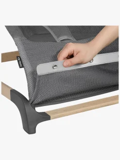 Skråstole & Babygynger|Lionelo Skråstol JUNE, Air Grey Graphite Grå