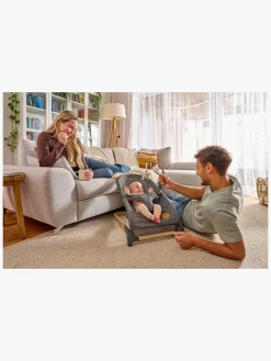 Skråstole & Babygynger|Lionelo Skråstol JUNE, Air Grey Graphite Grå