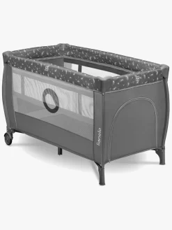 Børnesenge & Tilbehør|Lionelo STEFI PLUS Weekendseng, Grey White Grå/Hvid