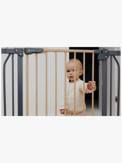 Sikkerhed|Lionelo Truus Slim Sikkerhedsgitter, Grey Graphite/Natural Grå/Beige