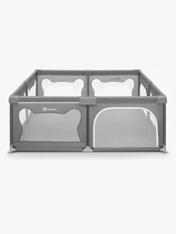 Lionelo Sikkerhed-WILLOW XL Kravlegård  til Barn & Baby, Grey Concrete