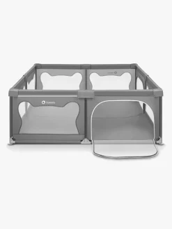 Lionelo Sikkerhed-WILLOW XL Kravlegård  til Barn & Baby, Grey Concrete