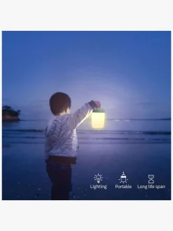 Børn Lippa Lamper & Belysning-Colorful Touch Natlampe Timer, Hvid