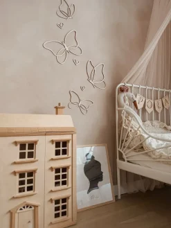 Interiør|Liswycina lis wycina Butterflies Vægdekoration Træ