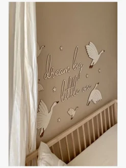 Børn Liswycina Interiør-lis wycina Dream Big Little One 2 Vægdekoration Gæs