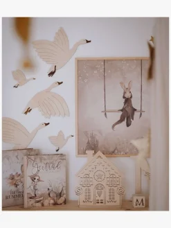 Interiør|Liswycina lis wycina Flying Geese Vægdekoration Træ Højre