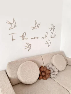 Interiør|Liswycina To The Moon And Back Vægdekoration Svaler