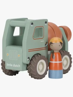 Legetøjsbiler & -Fartøjer|LittleDutch Little Dutch Cementblander med Figur Grøn