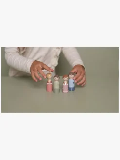 Dukker & Bamser|LittleDutch Little Dutch Dukkesæt til Dukkehus, Familien Rosa