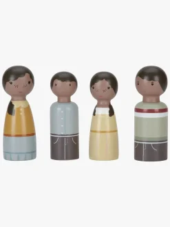 Dukker & Bamser|LittleDutch Little Dutch Dukkesæt til Dukkehus, Familien Evi