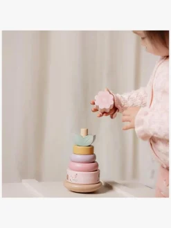 LittleDutch Babylegetøj-Little Dutch Fairy Garden Rocking Ring Stablelegetøj Træ