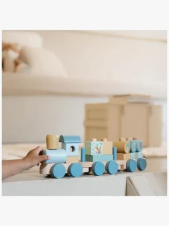 Legetøj Til Børn På 0-10 År|Babylegetøj|LittleDutch Little Dutch Forest Friends Klodstog Blå/Flerfarvet