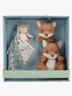 Dåbsgaver|LittleDutch Little Dutch Forest Friends Gavesæt Brun/Blå