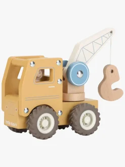 Legetøjsbiler & -Fartøjer|LittleDutch Little Dutch Kranvogn med Figur Gul