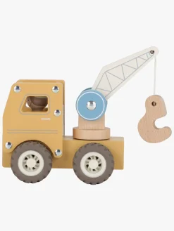 Legetøjsbiler & -Fartøjer|LittleDutch Little Dutch Kranvogn med Figur Gul